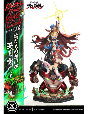 Prime 1 Studio - Tengen Toppa Gurren Lagann - Kamina, Simon & Yoko with Lagann Our Hearts Pierce the Skies!