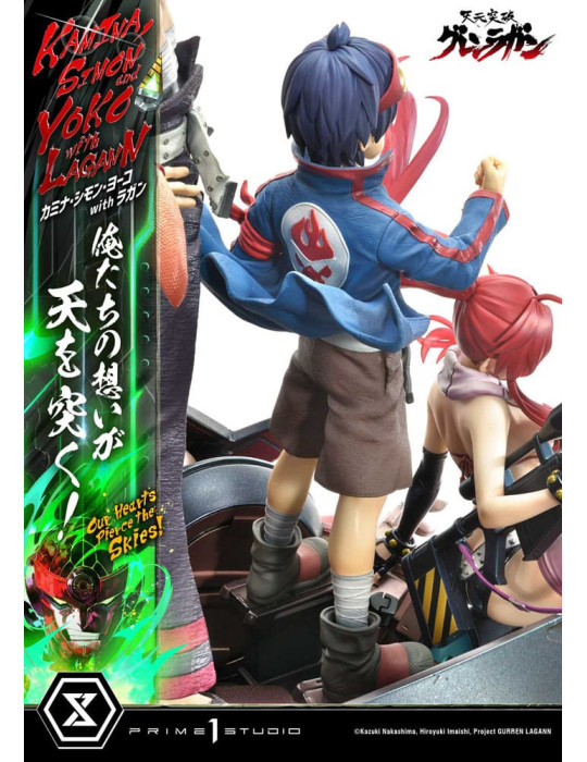 Prime 1 Studio - Tengen Toppa Gurren Lagann - Kamina, Simon & Yoko with Lagann Our Hearts Pierce the Skies!