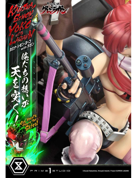 Prime 1 Studio - Tengen Toppa Gurren Lagann - Kamina, Simon & Yoko with Lagann Our Hearts Pierce the Skies!