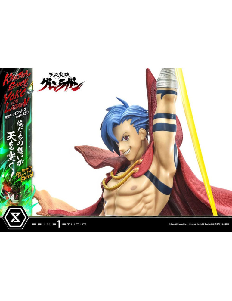 Prime 1 Studio - Tengen Toppa Gurren Lagann - Kamina, Simon & Yoko with Lagann Our Hearts Pierce the Skies!