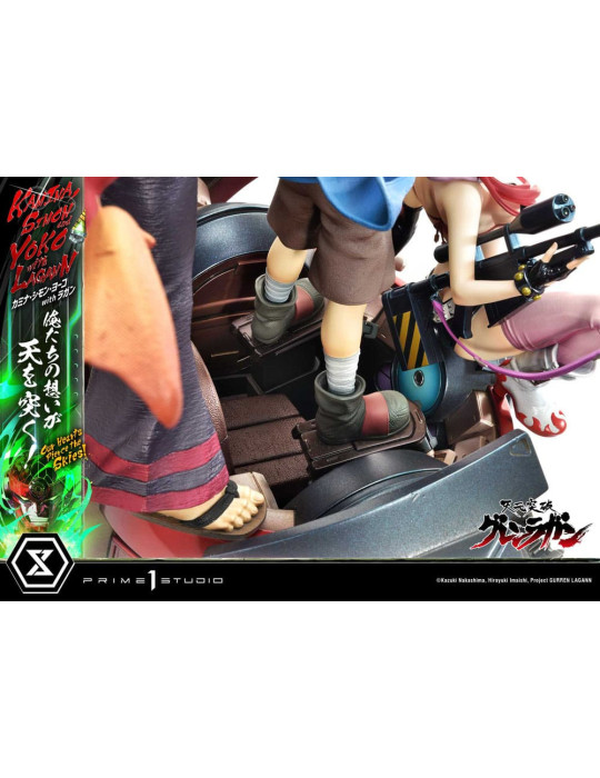 Prime 1 Studio - Tengen Toppa Gurren Lagann - Kamina, Simon & Yoko with Lagann Our Hearts Pierce the Skies!