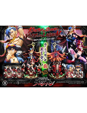 Prime 1 Studio - Tengen Toppa Gurren Lagann - Kamina, Simon & Yoko with Lagann Our Hearts Pierce the Skies! Deluxe Version 2