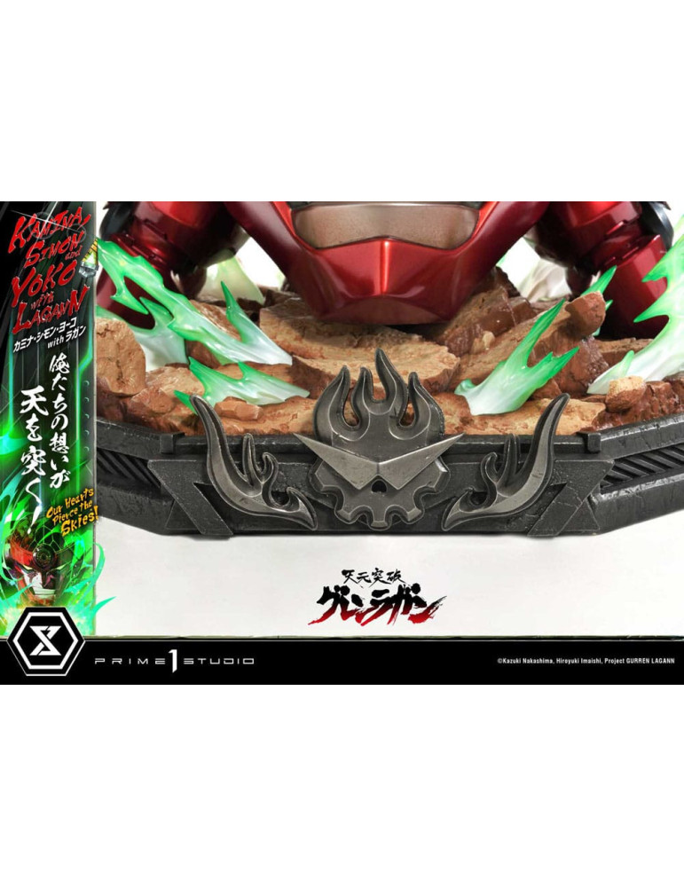 Prime 1 Studio - Tengen Toppa Gurren Lagann - Kamina, Simon & Yoko with Lagann Our Hearts Pierce the Skies! Deluxe Version