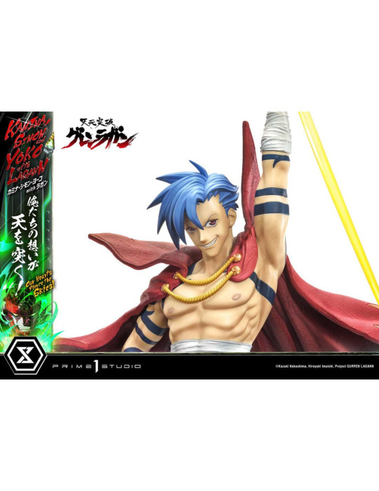 Prime 1 Studio - Tengen Toppa Gurren Lagann - Kamina, Simon & Yoko with Lagann Our Hearts Pierce the Skies! Deluxe Bonus Version
