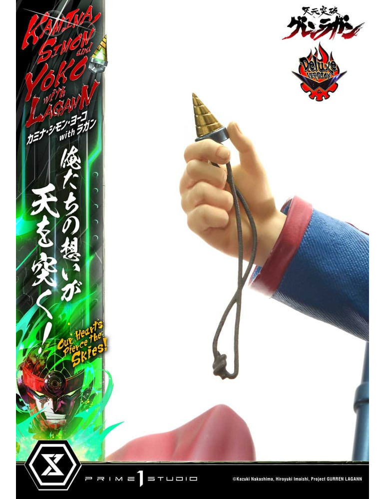 Prime 1 Studio - Tengen Toppa Gurren Lagann - Kamina, Simon & Yoko with Lagann Our Hearts Pierce the Skies! Deluxe Bonus Version