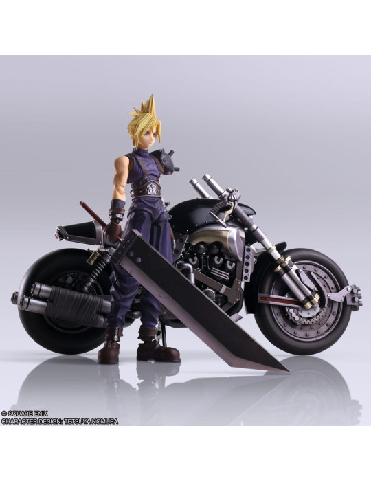 Square Enix - Final Fantasy VII - Bring Arts Cloud Strife & Hardy Daytona