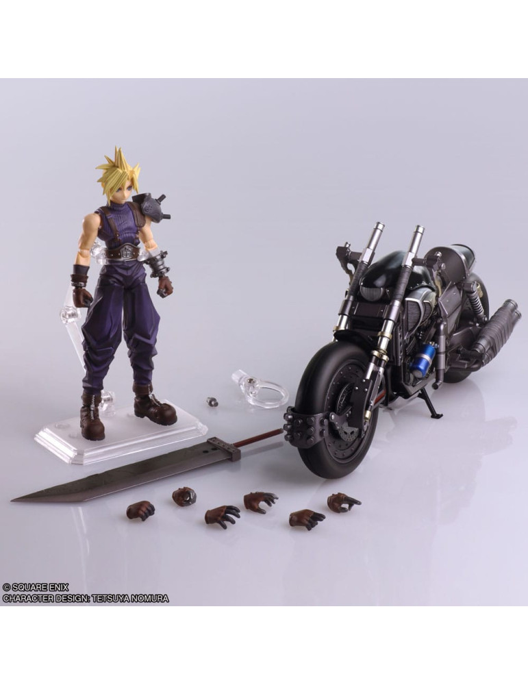 Square Enix - Final Fantasy VII - Bring Arts Cloud Strife & Hardy Daytona