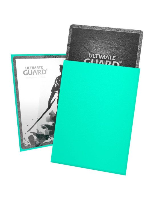 Ultimate Guard 100 Katana Sleeves taille standard Turquoise (66 × 91 mm)
