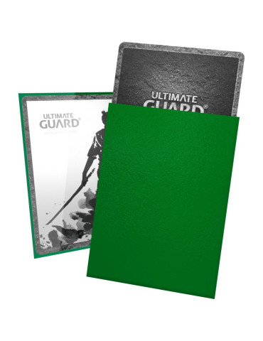 Ultimate Guard 100 Katana Sleeves taille standard Vert (66 × 91 mm) 2