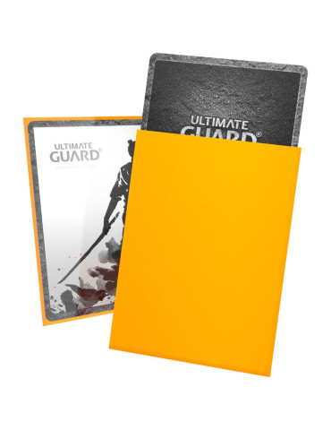 Ultimate Guard 100 Katana Sleeves taille standard Jaune (66 × 91 mm) 2