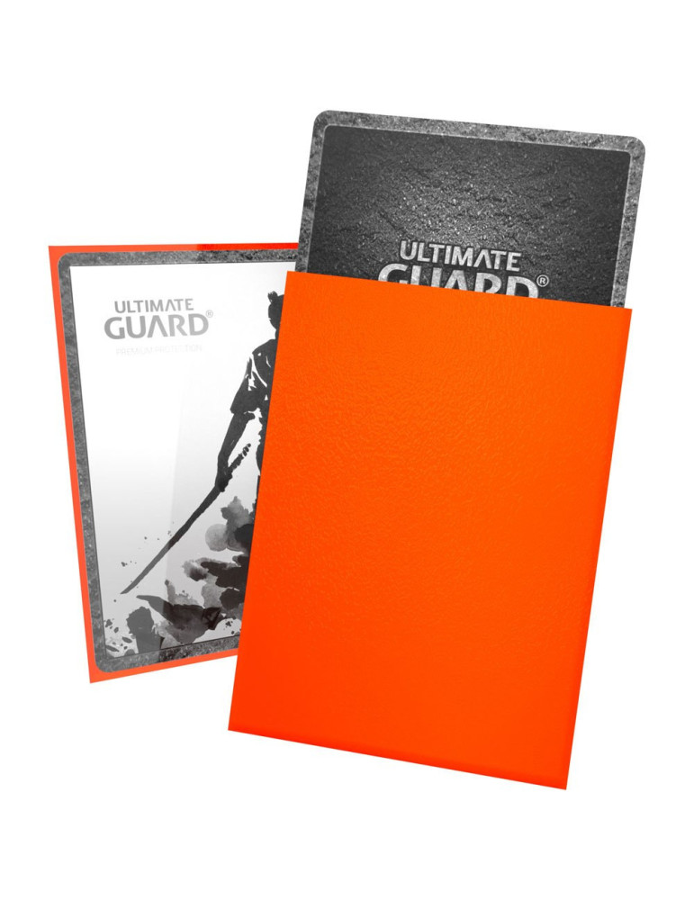 Ultimate Guard 100 Katana Sleeves taille standard Orange (66 × 91 mm)