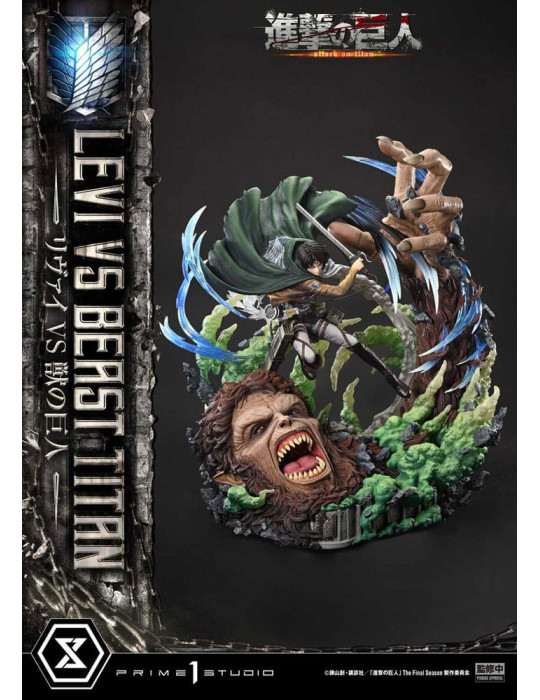 Prime 1 Studio - Attack on Titan - Levi VS Beast Titan