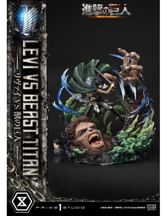 Prime 1 Studio - Attack on Titan - Levi VS Beast Titan