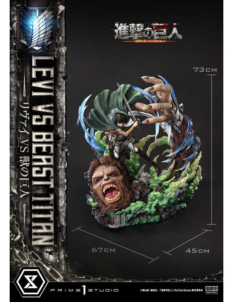 Prime 1 Studio - Attack on Titan - Levi VS Beast Titan