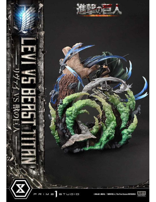 Prime 1 Studio - Attack on Titan - Levi VS Beast Titan