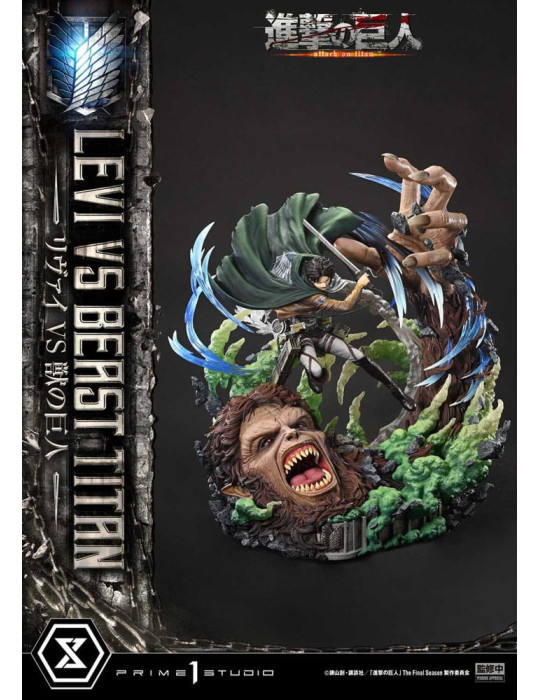 Prime 1 Studio - Attack on Titan - Levi VS Beast Titan