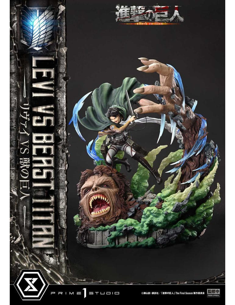 Prime 1 Studio - Attack on Titan - Levi VS Beast Titan