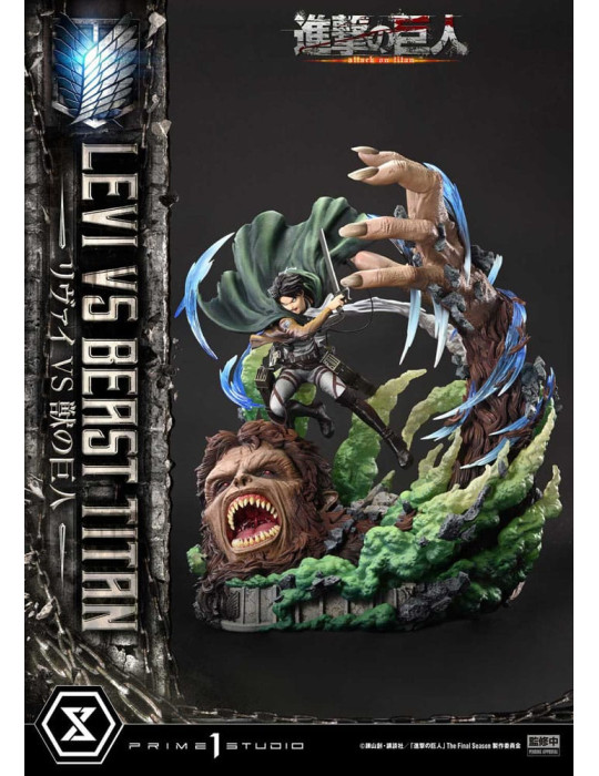 Prime 1 Studio - Attack on Titan - Levi VS Beast Titan