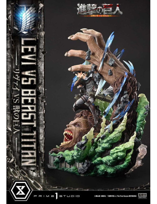 Prime 1 Studio - Attack on Titan - Levi VS Beast Titan