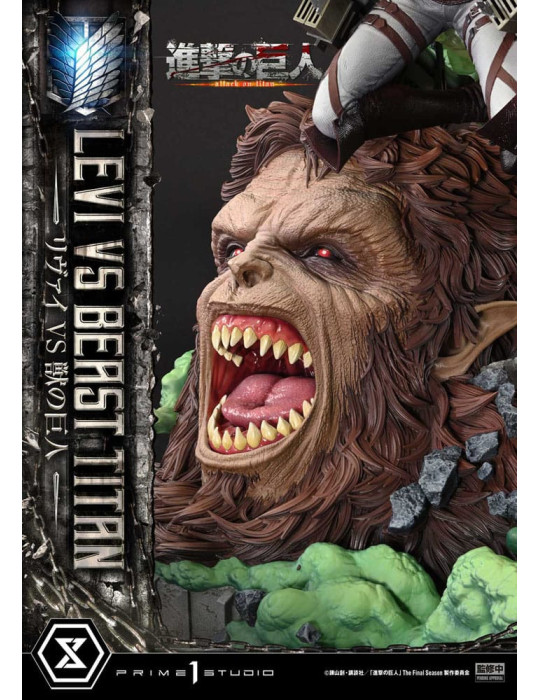 Prime 1 Studio - Attack on Titan - Levi VS Beast Titan