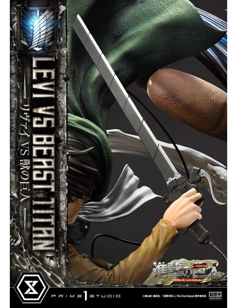 Prime 1 Studio - Attack on Titan - Levi VS Beast Titan