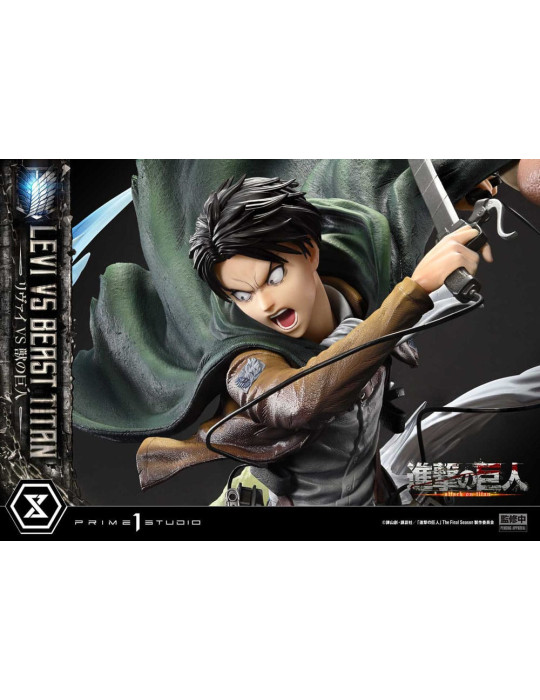 Prime 1 Studio - Attack on Titan - Levi VS Beast Titan