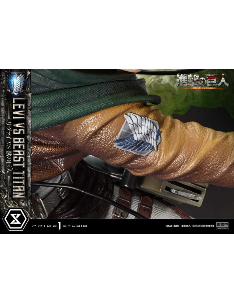 Prime 1 Studio - Attack on Titan - Levi VS Beast Titan
