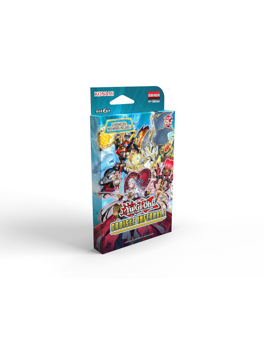 Yu-Gi-Oh! Pack de 3 Boosters Croisée Infernale (FR)