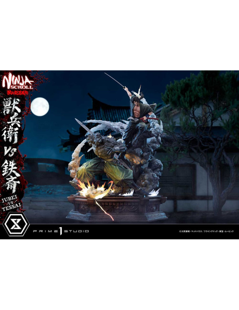Prime 1 Studio - Ninja Scroll - Figurine Ultimate Premium Masterline Jubei VS Tessai