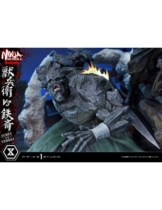 Prime 1 Studio - Ninja Scroll - Figurine Ultimate Premium Masterline Jubei VS Tessai