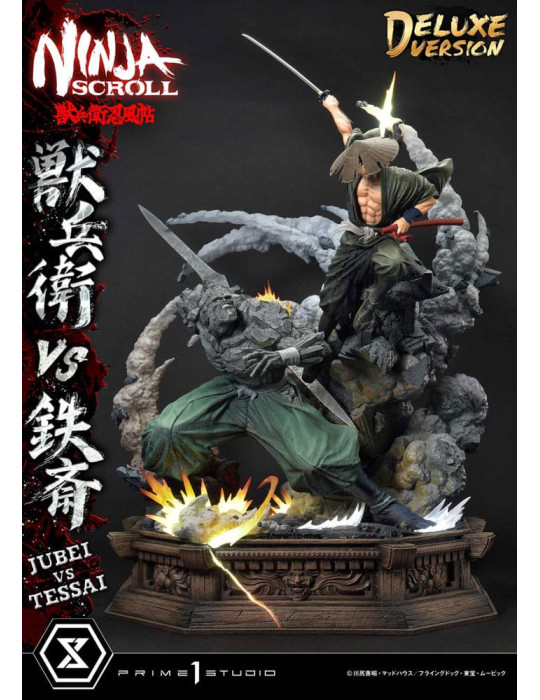 Prime 1 Studio - Ninja Scroll - Figurine Ultimate Premium Masterline Jubei VS Tessai Deluxe Version
