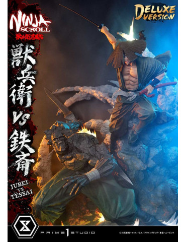 Prime 1 Studio - Ninja Scroll - Figurine Ultimate Premium Masterline Jubei VS Tessai Deluxe Version 2