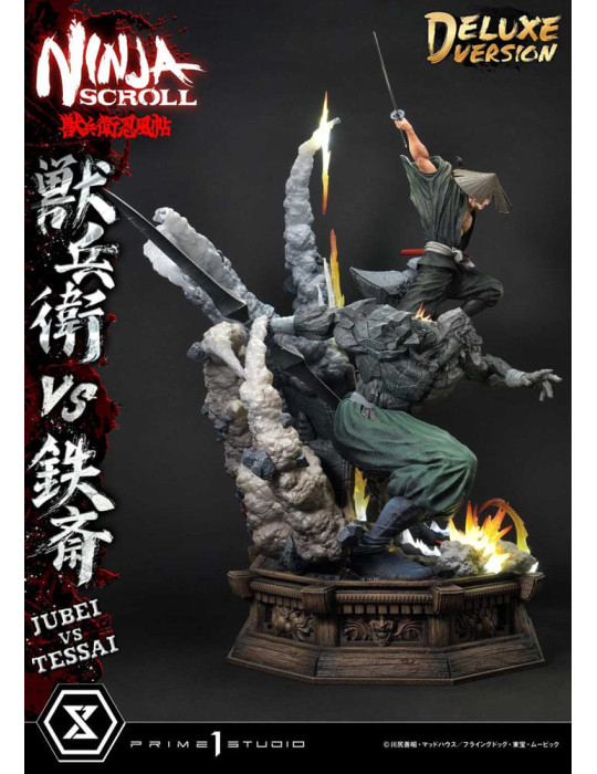 Prime 1 Studio - Ninja Scroll - Figurine Ultimate Premium Masterline Jubei VS Tessai Deluxe Version