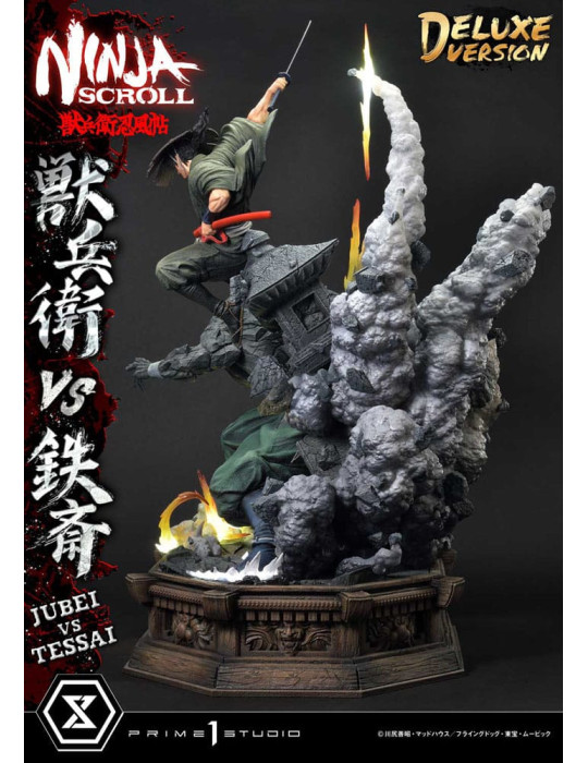 Prime 1 Studio - Ninja Scroll - Figurine Ultimate Premium Masterline Jubei VS Tessai Deluxe Version