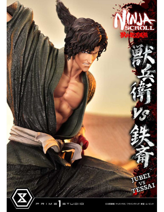 Prime 1 Studio - Ninja Scroll - Figurine Ultimate Premium Masterline Jubei VS Tessai Deluxe Version