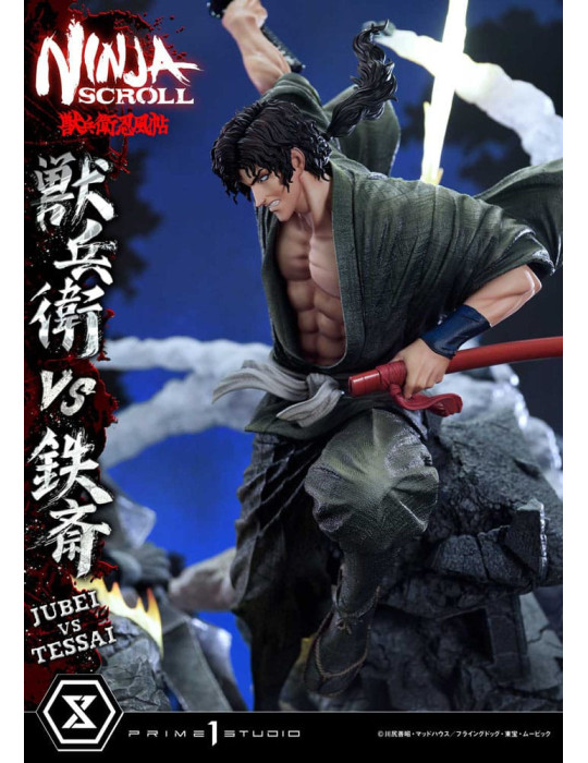 Prime 1 Studio - Ninja Scroll - Figurine Ultimate Premium Masterline Jubei VS Tessai Deluxe Version