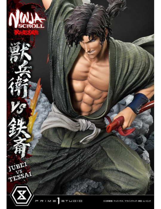 Prime 1 Studio - Ninja Scroll - Figurine Ultimate Premium Masterline Jubei VS Tessai Deluxe Version