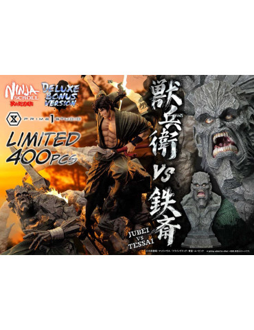 Prime 1 Studio - Ninja Scroll - Figurine Ultimate Premium Masterline Jubei VS Tessai Deluxe Bonus Version