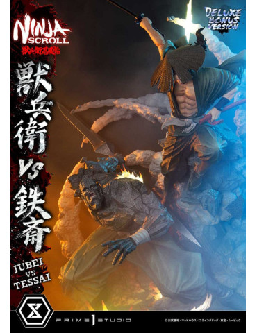 Prime 1 Studio - Ninja Scroll - Figurine Ultimate Premium Masterline Jubei VS Tessai Deluxe Bonus Version 2