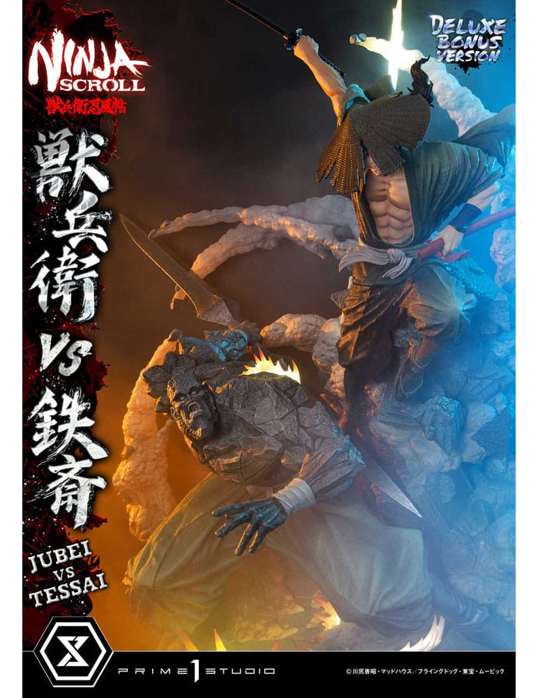 Prime 1 Studio - Ninja Scroll - Figurine Ultimate Premium Masterline Jubei VS Tessai Deluxe Bonus Version
