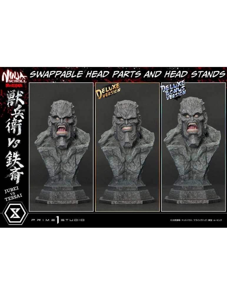 Prime 1 Studio - Ninja Scroll - Figurine Ultimate Premium Masterline Jubei VS Tessai Deluxe Bonus Version