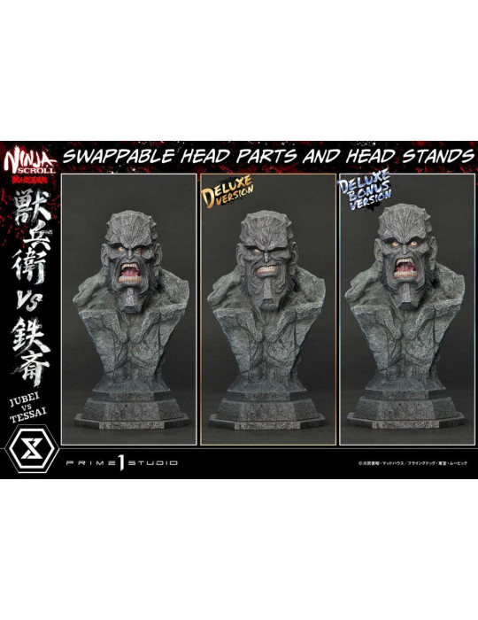 Prime 1 Studio - Ninja Scroll - Figurine Ultimate Premium Masterline Jubei VS Tessai Deluxe Bonus Version