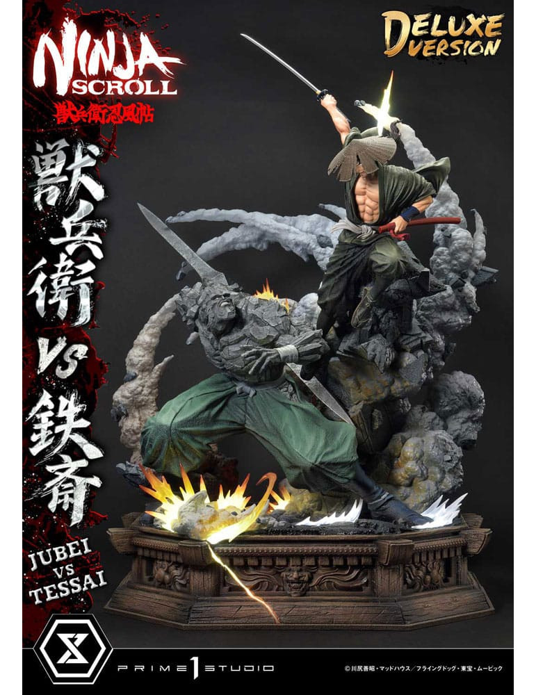 Prime 1 Studio - Ninja Scroll - Figurine Ultimate Premium Masterline Jubei VS Tessai Deluxe Bonus Version