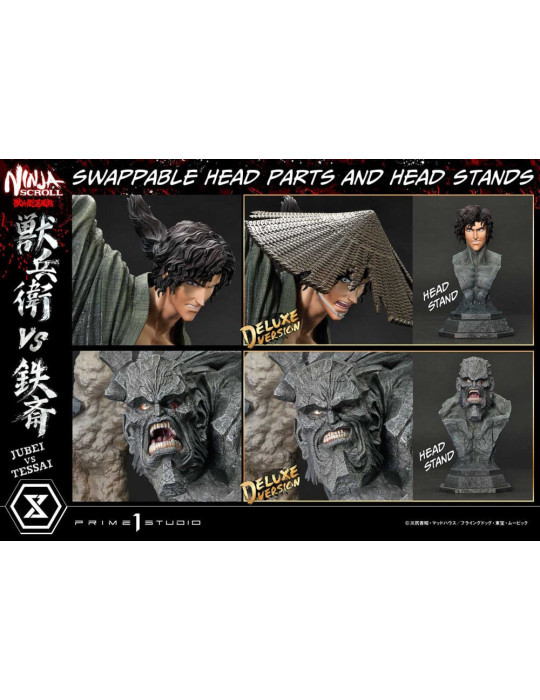 Prime 1 Studio - Ninja Scroll - Figurine Ultimate Premium Masterline Jubei VS Tessai Deluxe Bonus Version