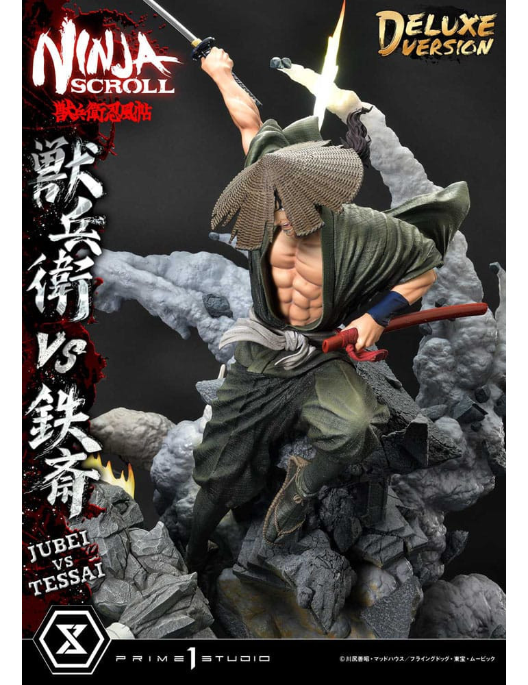 Prime 1 Studio - Ninja Scroll - Figurine Ultimate Premium Masterline Jubei VS Tessai Deluxe Bonus Version