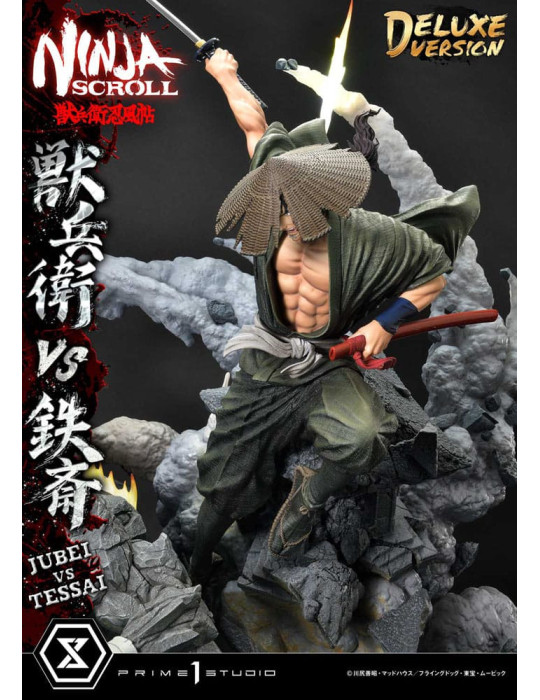 Prime 1 Studio - Ninja Scroll - Figurine Ultimate Premium Masterline Jubei VS Tessai Deluxe Bonus Version
