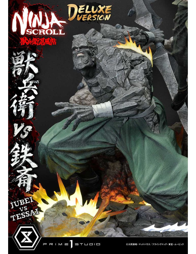 Prime 1 Studio - Ninja Scroll - Figurine Ultimate Premium Masterline Jubei VS Tessai Deluxe Bonus Version