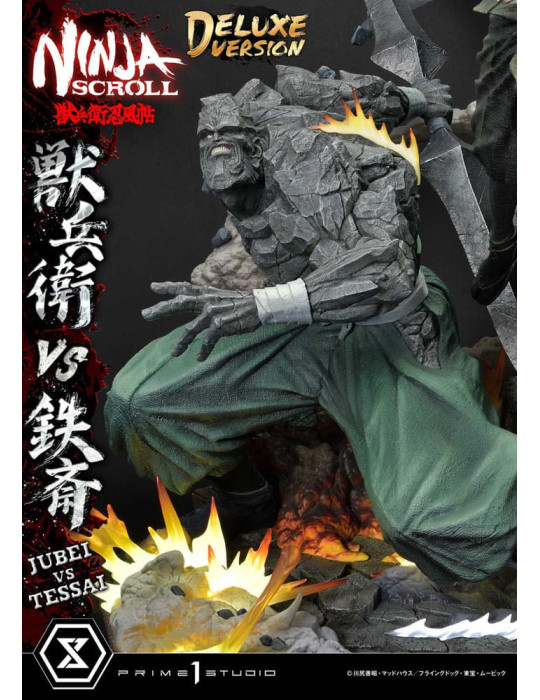 Prime 1 Studio - Ninja Scroll - Figurine Ultimate Premium Masterline Jubei VS Tessai Deluxe Bonus Version