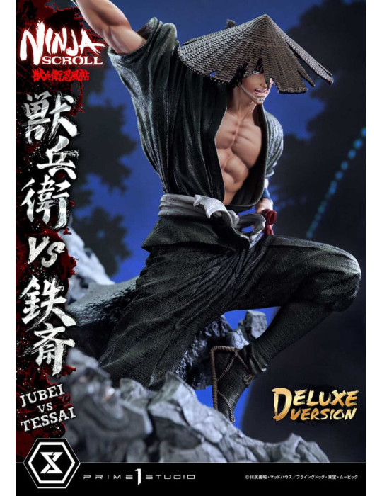 Prime 1 Studio - Ninja Scroll - Figurine Ultimate Premium Masterline Jubei VS Tessai Deluxe Bonus Version