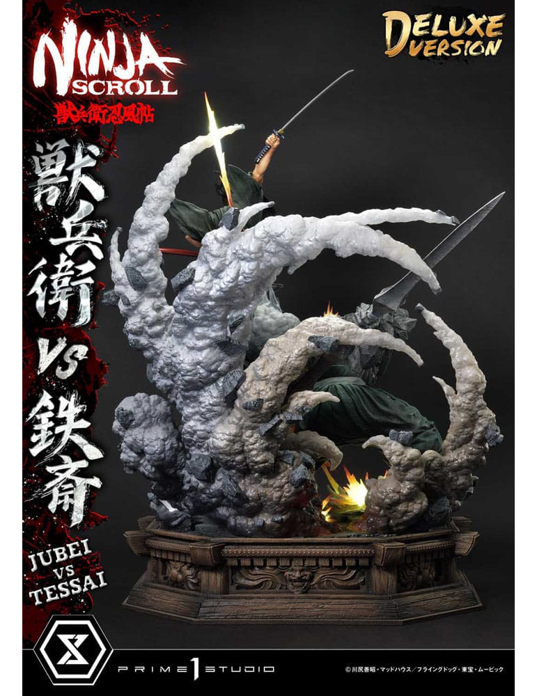 Prime 1 Studio - Ninja Scroll - Figurine Ultimate Premium Masterline Jubei VS Tessai Deluxe Bonus Version
